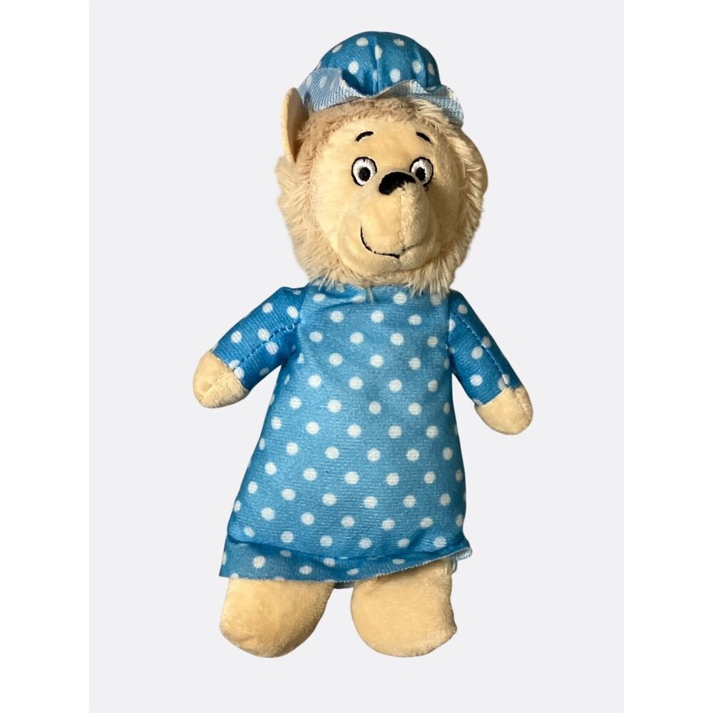 The Berenstain Bears Mama Plush Doll 10 Inch Blue Polka Dot Pajamas